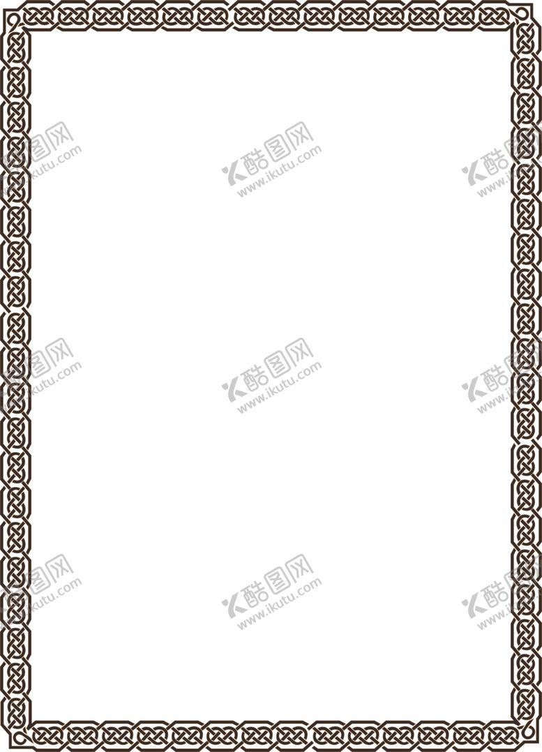 编号：51782607021357581220【酷图网】源文件下载-简约花纹边框