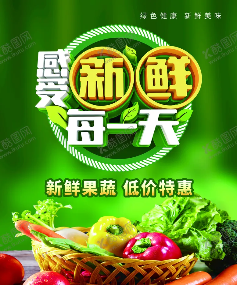 编号：38170610270302151587【酷图网】源文件下载-水果蔬菜海报