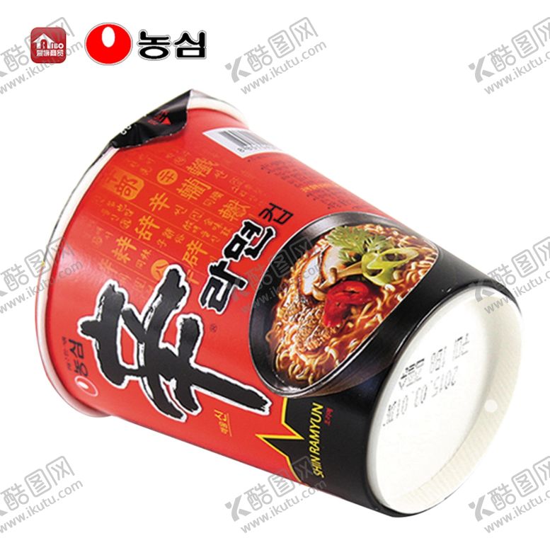 编号：43886809201139338099【酷图网】源文件下载-韩国农心辛拉面杯面方便面红色