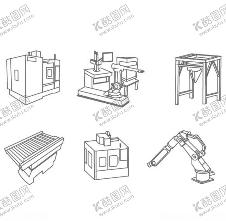 编号：15414010080627143941【酷图网】源文件下载-机械线稿