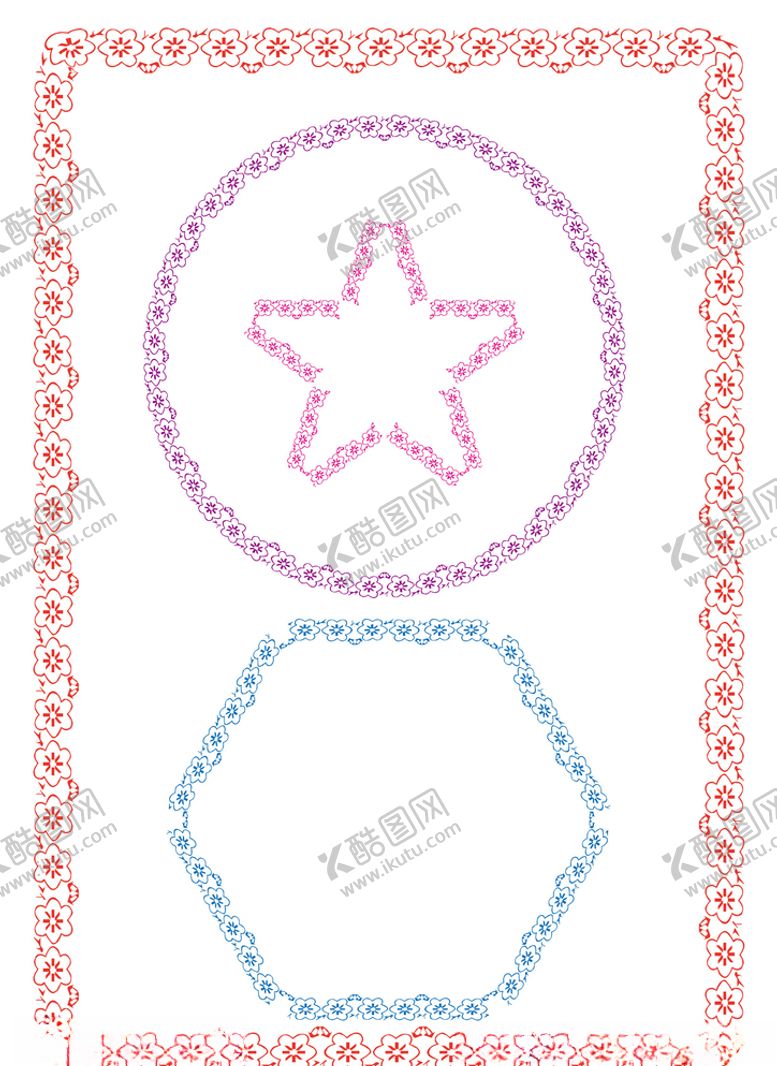 编号：73143609210514511835【酷图网】源文件下载-小花边框