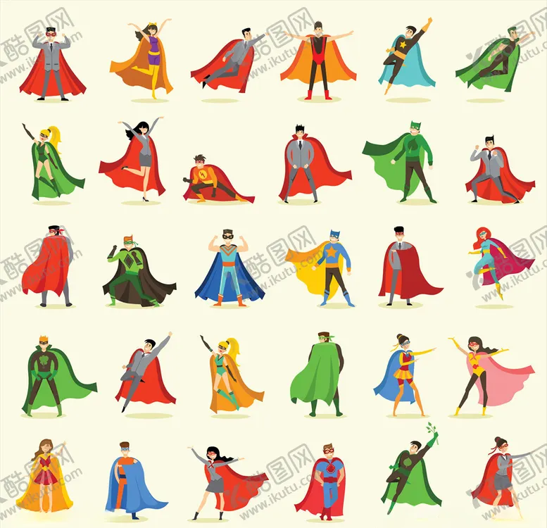 编号：93326310050744245521【酷图网】源文件下载-卡通超人