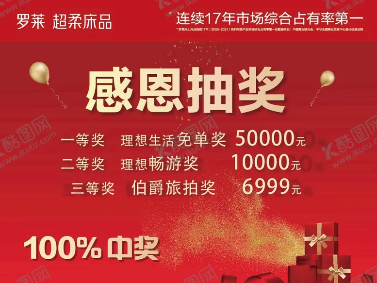 编号：37904509210450545296【酷图网】源文件下载-感恩抽奖海报