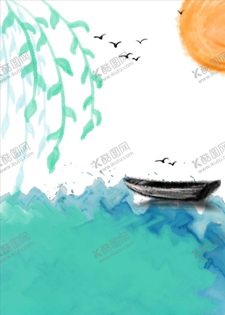 编号：93123405090428429578【酷图网】源文件下载-水墨装饰画
