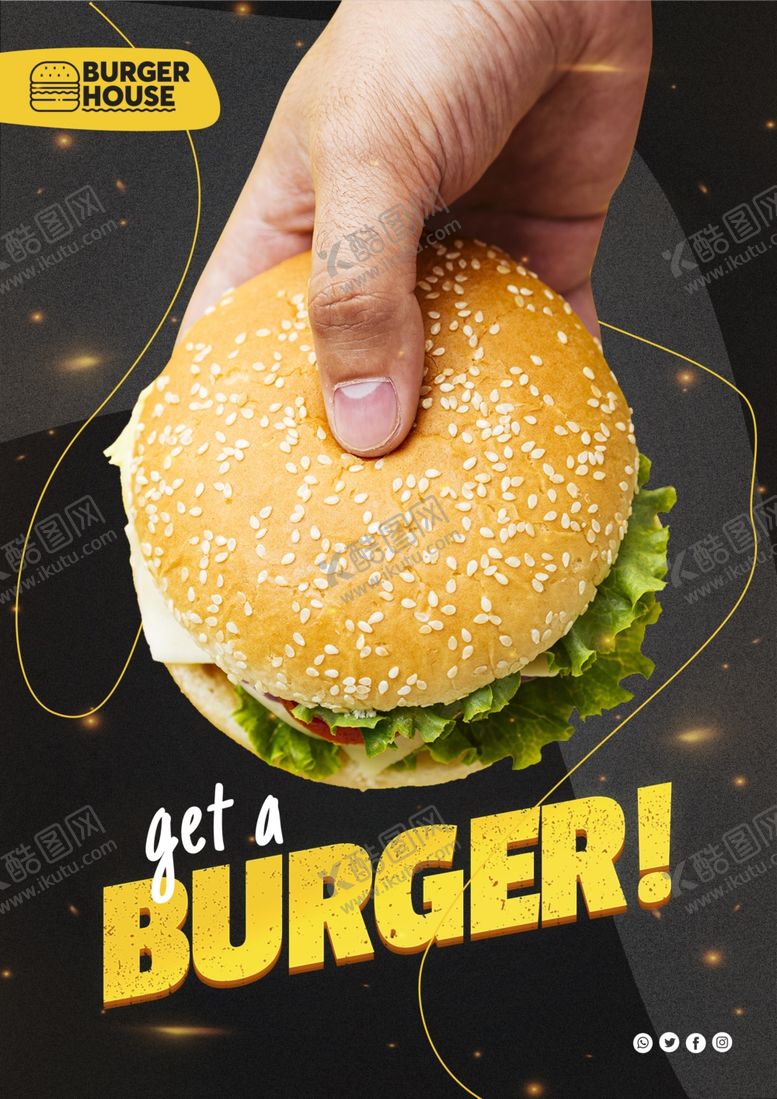 编号：69901410040854385287【酷图网】源文件下载-汉堡海报