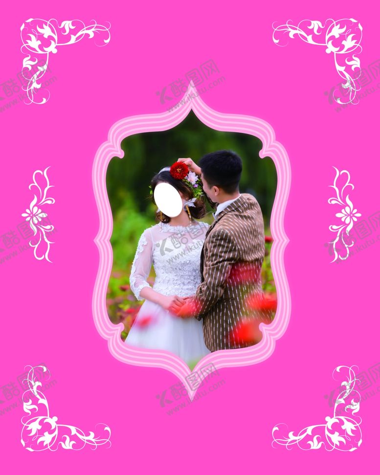 编号：89329809292334437771【酷图网】源文件下载-粉色婚礼背景