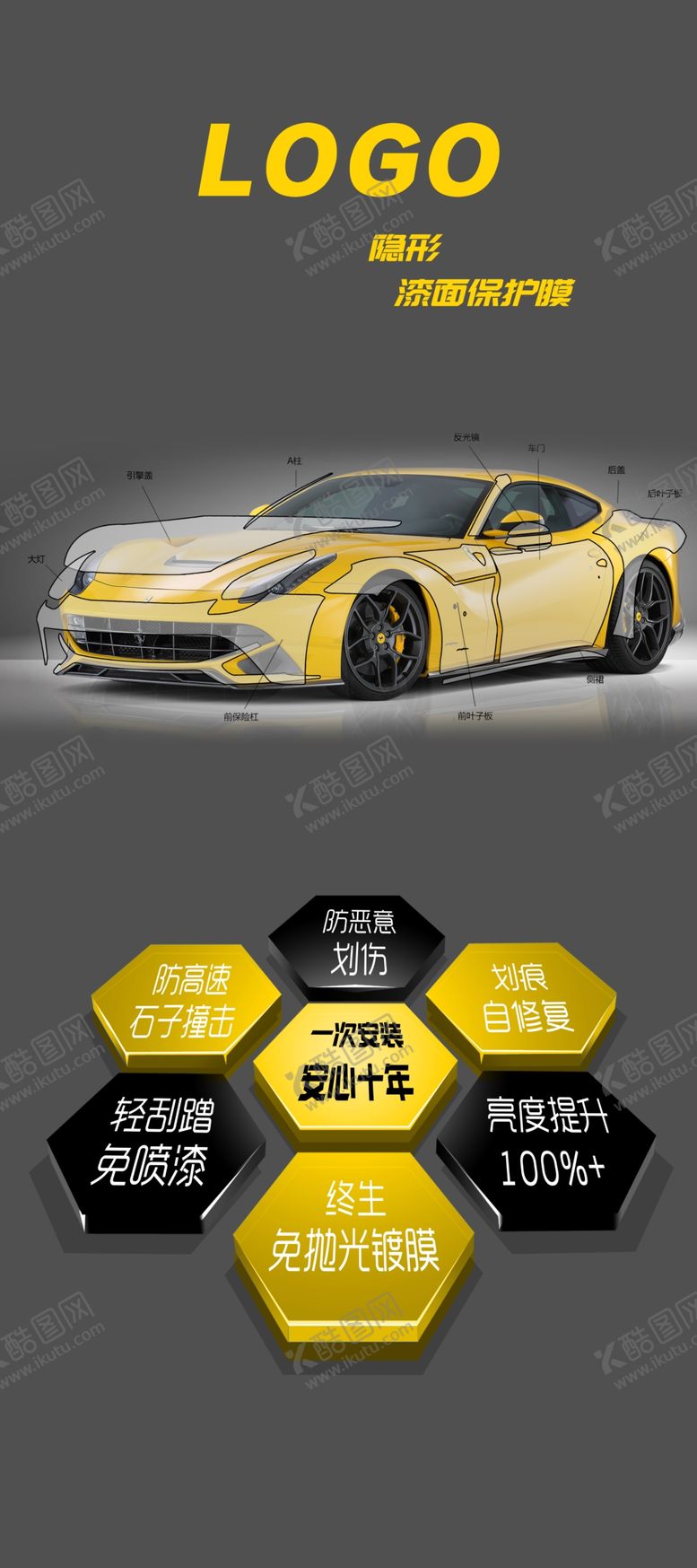 编号：33233409160611505848【酷图网】源文件下载-漆面保护膜