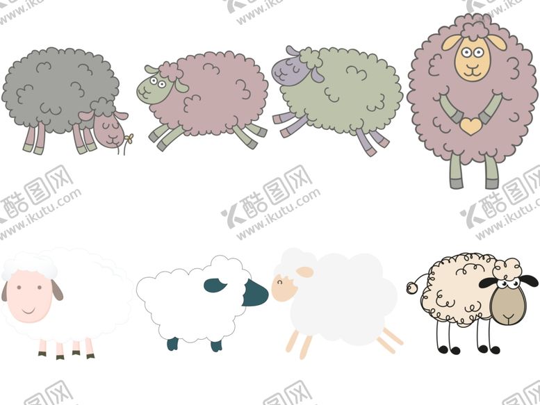 编号：52458410211847059134【酷图网】源文件下载-卡通羊