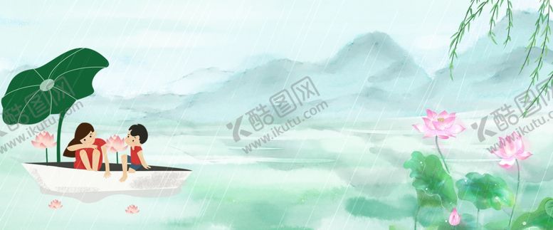 编号：86685106161211549445【酷图网】源文件下载-撑船