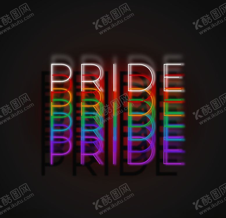 编号：83178010301224346440【酷图网】源文件下载-霓虹英文字体设计