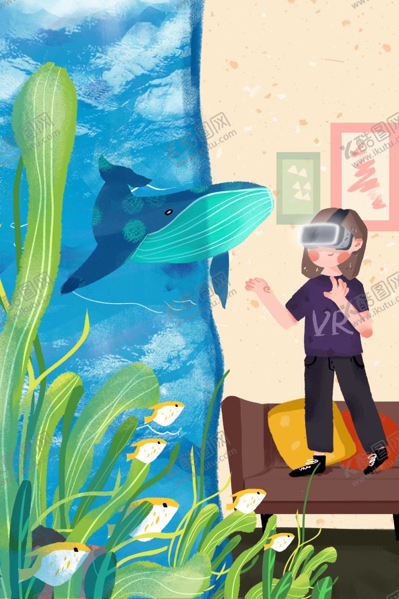 编号：50936309140146267737【酷图网】源文件下载-卡通手绘梦幻插画