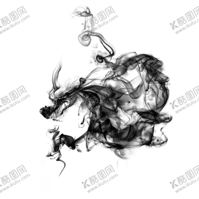 编号：48326205052131229145【酷图网】源文件下载-水墨龙