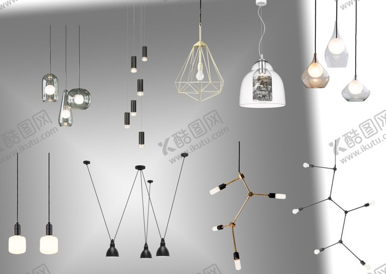 编号：60174509291953288293【酷图网】源文件下载-灯吊灯落地灯时尚北欧