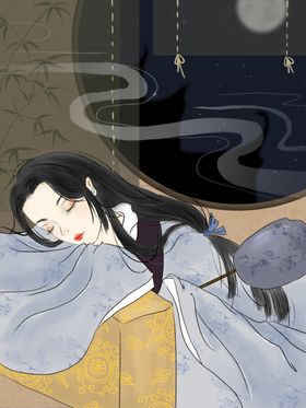 说创意卡通插画图案