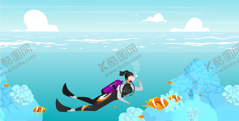 编号：70595710240655085997【酷图网】源文件下载-潜泳