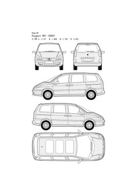 手绘汽车