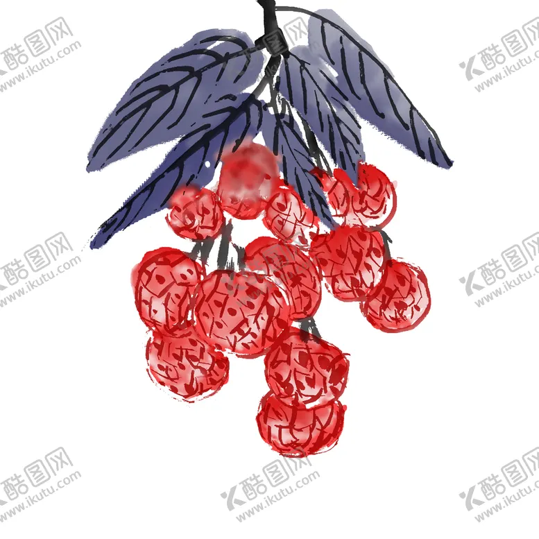 编号：65089409281109124807【酷图网】源文件下载-荔枝插画