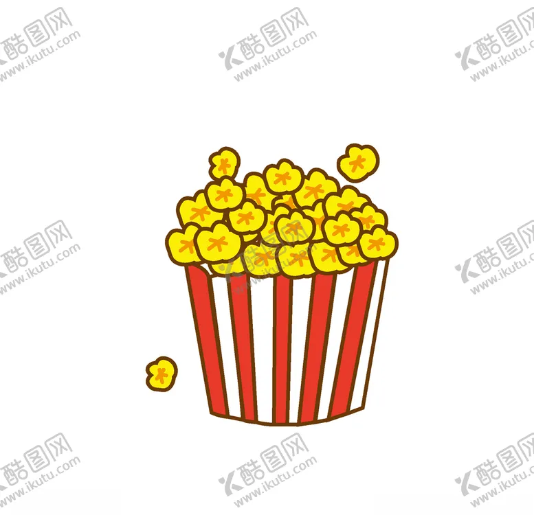 编号：15607104191747546890【酷图网】源文件下载-矢量卡通爆米花