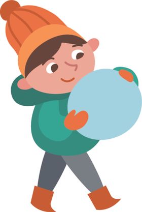 装冬装的儿童