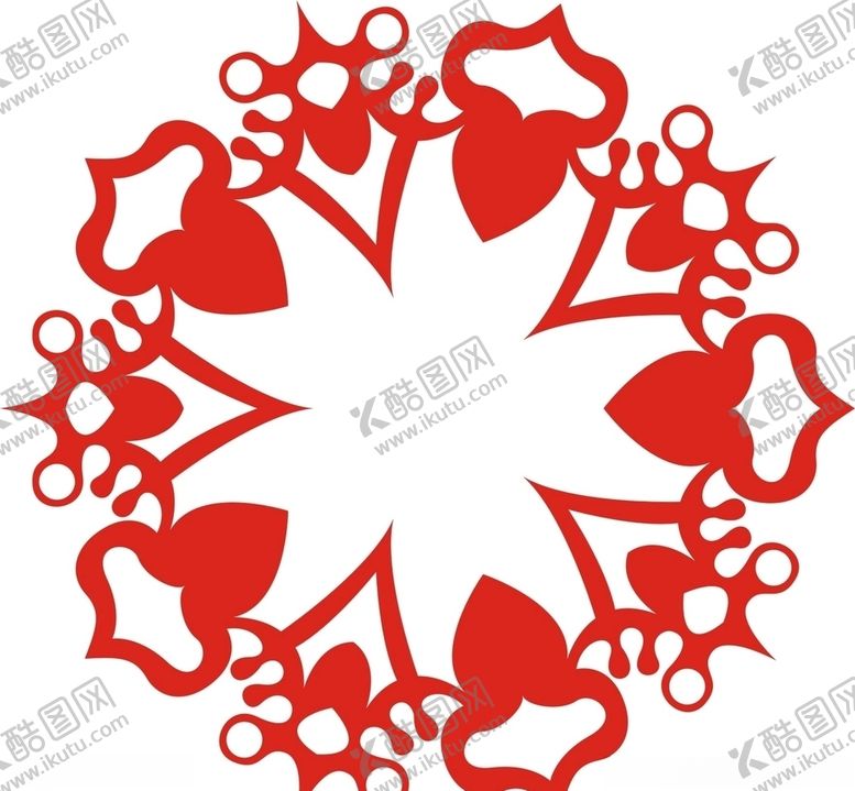 编号：67533805041507348735【酷图网】源文件下载-六角剪花窗花纸图案背景元素
