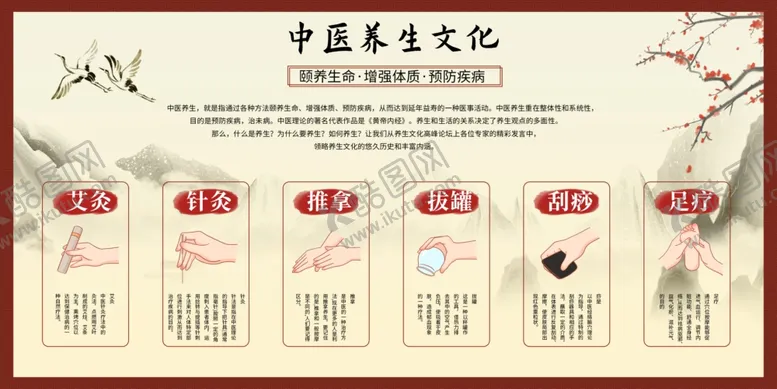 编号：54935805010349192813【酷图网】源文件下载-中医养生文化宣传栏