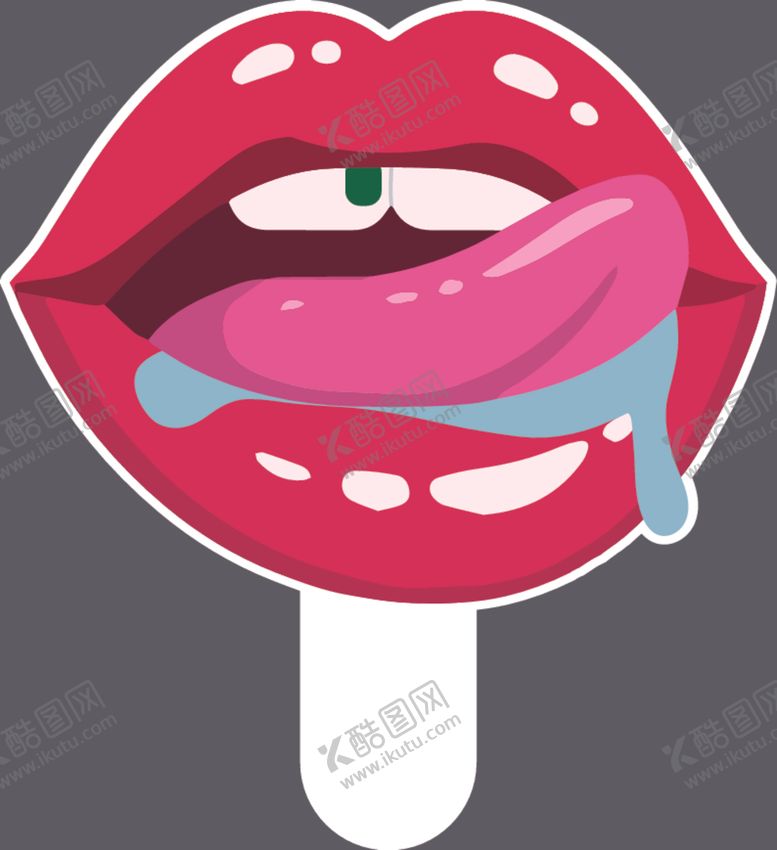 编号：40162909231211188413【酷图网】源文件下载-嘴唇唇唇印嘴口红设计
