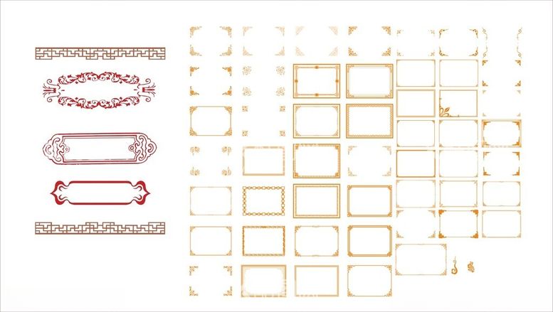 编号：57196312020533376262【酷图网】源文件下载-古典边框