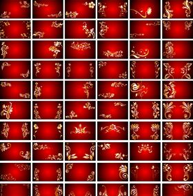 高档卡片底纹花纹