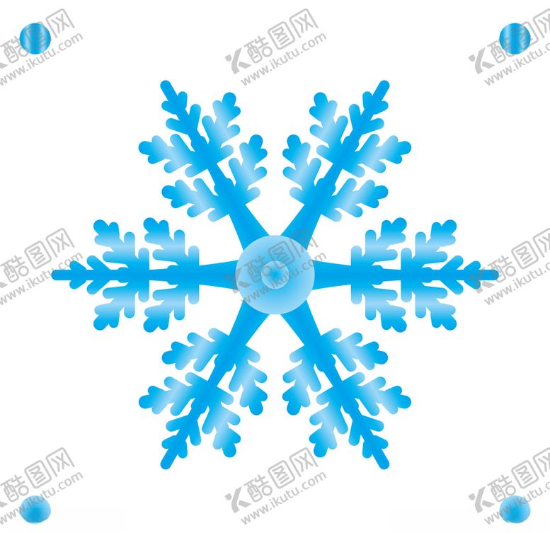 编号：75880507071349183334【酷图网】源文件下载-原创蓝色雪花标志素材