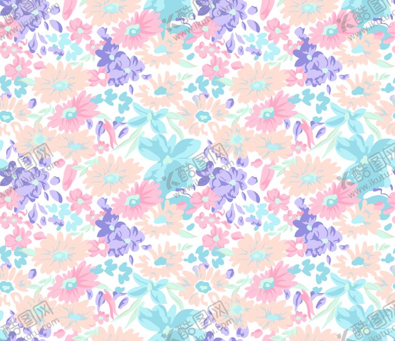 编号：17966809231754304382【酷图网】源文件下载-抽象小碎花