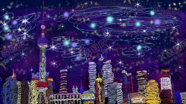 编号：50921309160313337042【酷图网】源文件下载-城市插画创意广告