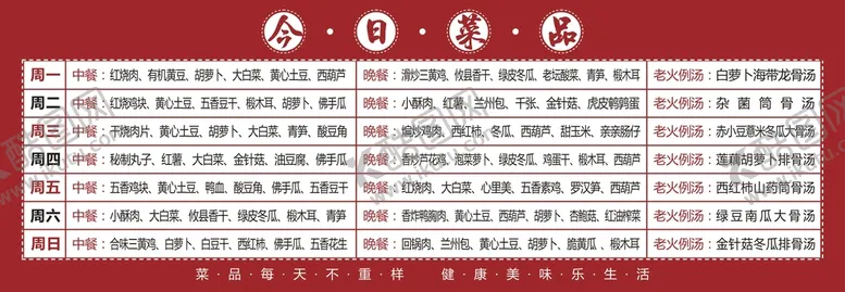 编号：40105710142249328870【酷图网】源文件下载-今日菜品