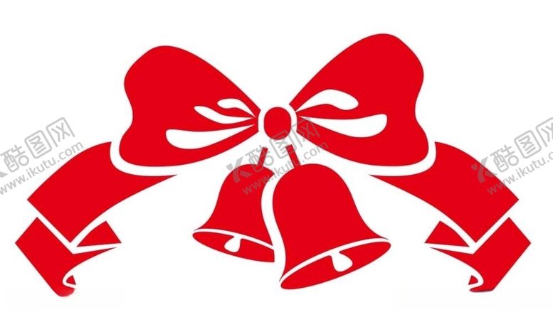 编号：20428309210519227446【酷图网】源文件下载-矢量蝴蝶结铃铛