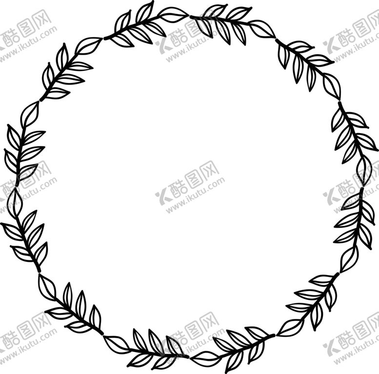 编号：92892305131822228467【酷图网】源文件下载-圆形花环