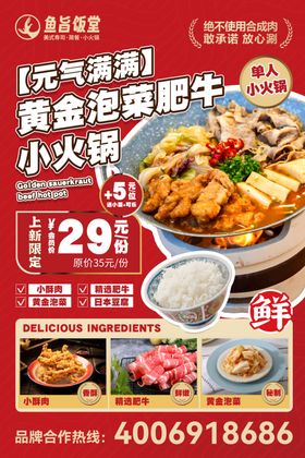 小火锅餐饮海报