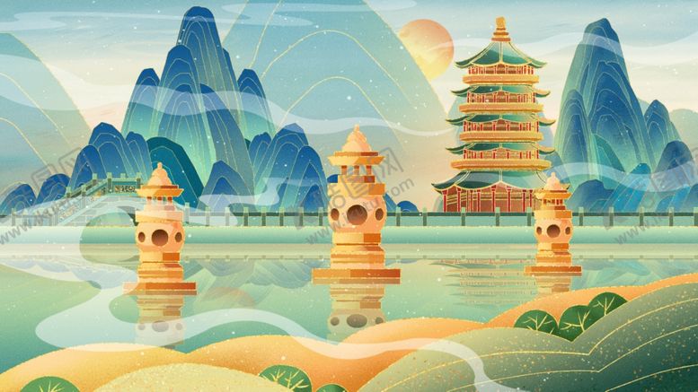 编号：82305805061300267194【酷图网】源文件下载-国潮风景
