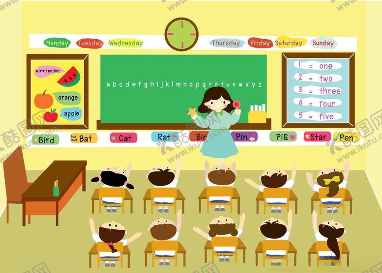 编号：11082010280716419468【酷图网】源文件下载-卡通教学