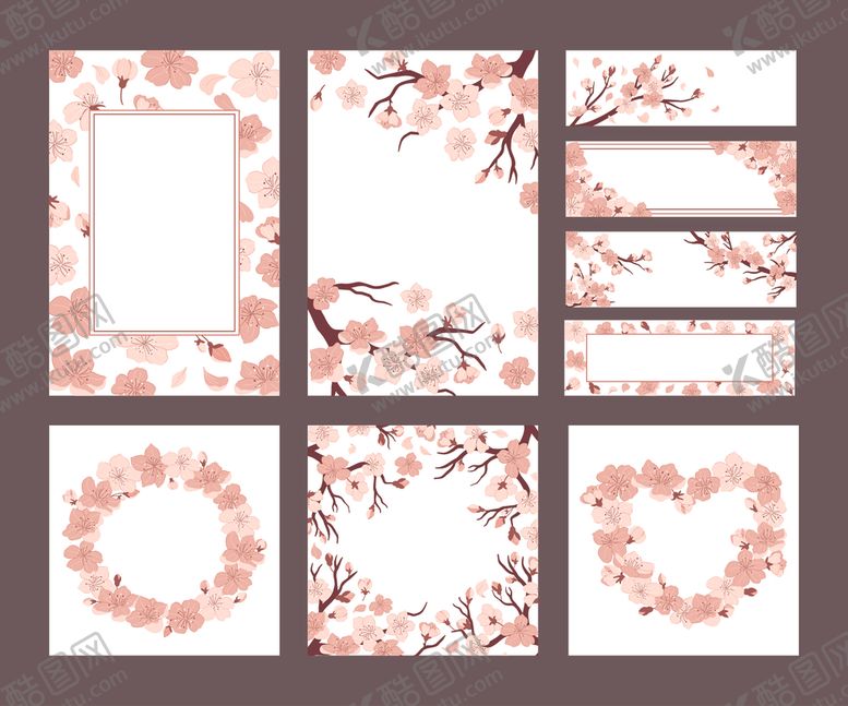 编号：28644604031535286229【酷图网】源文件下载-樱花边框