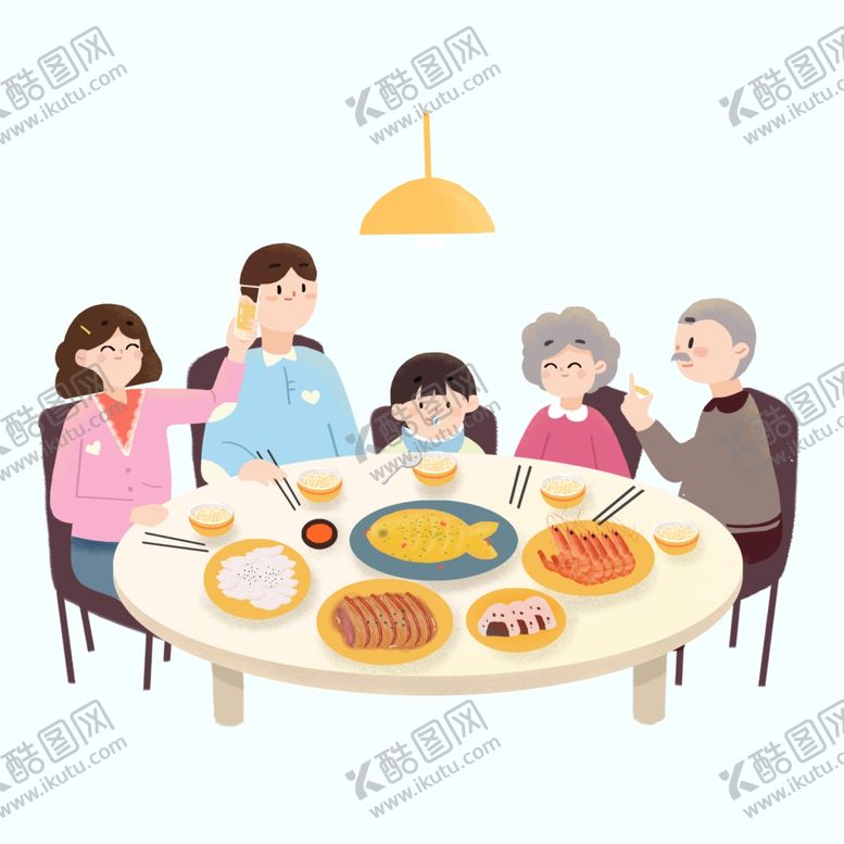 编号：92957206242133594523【酷图网】源文件下载-卡通家庭