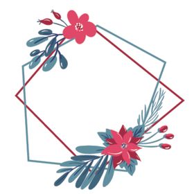 小清新圣诞节花圈