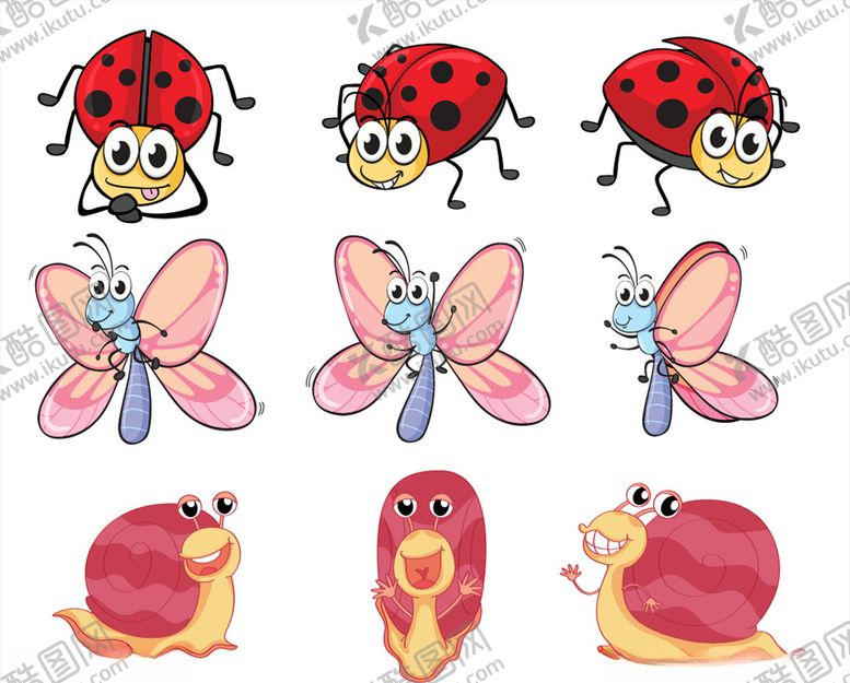 编号：36517309170632101045【酷图网】源文件下载-昆虫插画