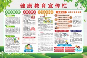 健康教育宣传栏展示