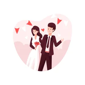 结婚女人纱新郎