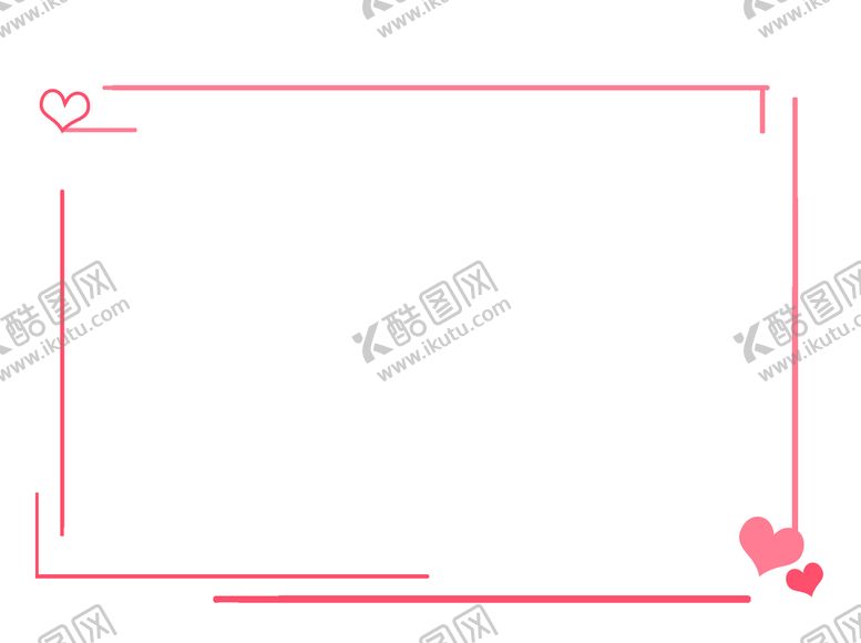 编号：72183909240245434986【酷图网】源文件下载- 爱心边框