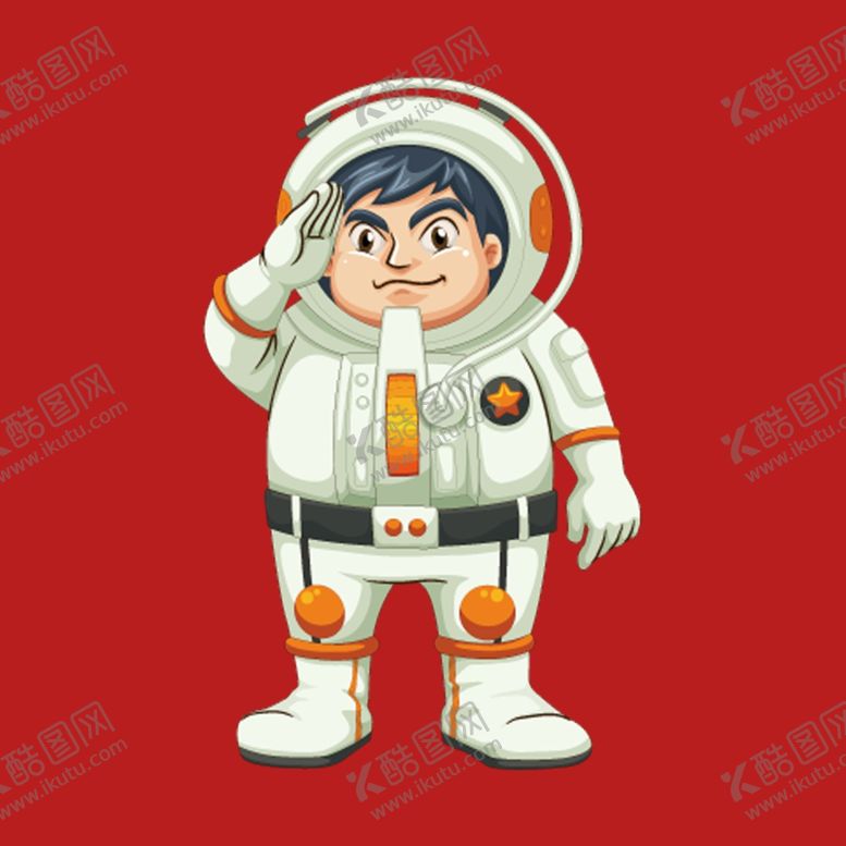 编号：77309102202354304407【酷图网】源文件下载-手绘宇航员