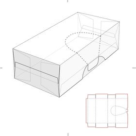 包装盒刀版图