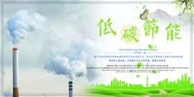 环保挂图活动低碳生活