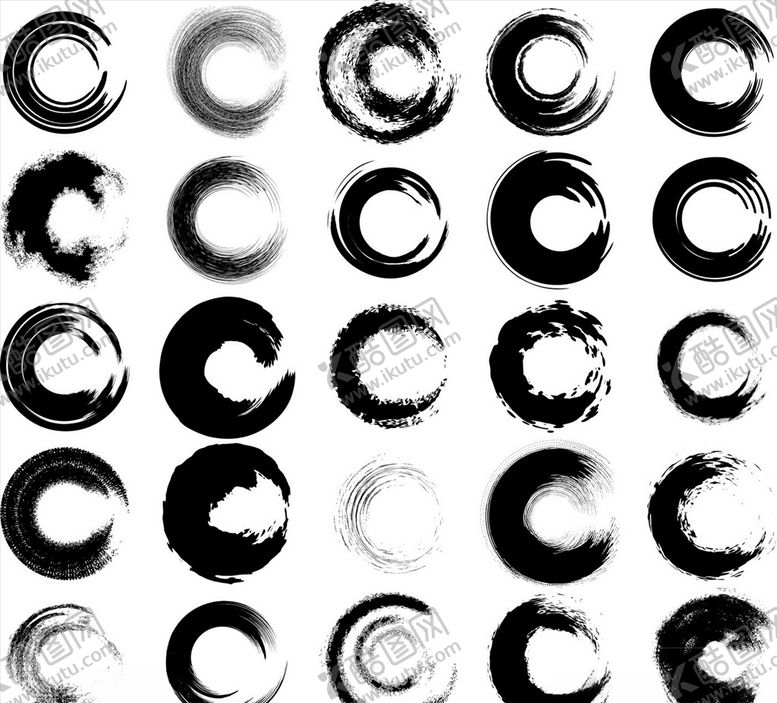 编号：34918210100632064637【酷图网】源文件下载-毛笔笔刷