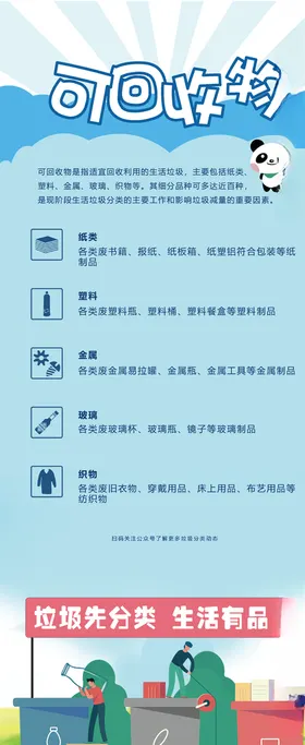 垃圾分类展板