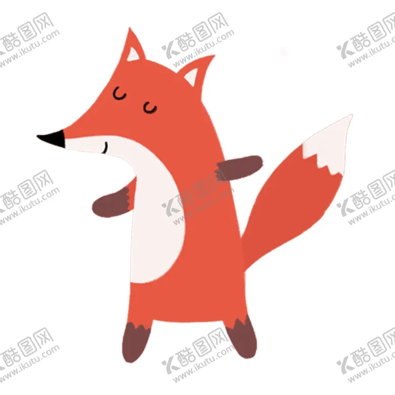 编号：30736006301623345706【酷图网】源文件下载-卡通手绘狐狸
